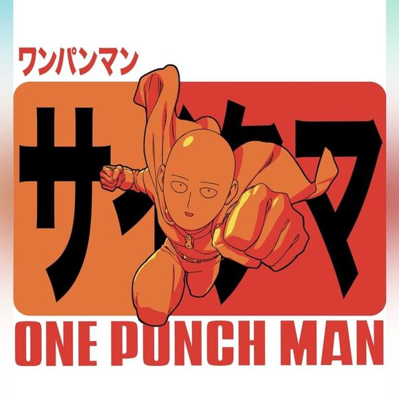 One Punch Man Saitama Punch Pose Short Sleeve T-Shirt size Small - Picture 3 of 7
